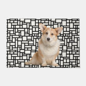 Paillasson Corgi Abstrait mignon (Devant)