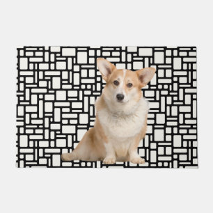 Paillasson Corgi Abstrait mignon