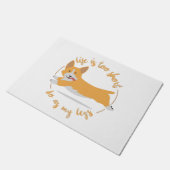 Paillasson Corgi classique (Incliné)