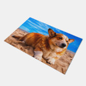 Paillasson Corgi gallois. (Incliné)