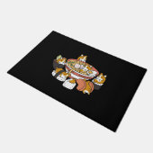 Paillasson Corgi Ramen Sushi (Incliné)