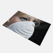 Paillasson Corona Virus Protective Mask Floor Mat (Incliné)