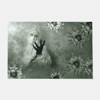 Paillasson Coronavirus Nurse Floor Mat