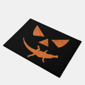 Paillasson Costume de crocodile citrouille d'Halloween (Incliné)