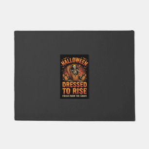 Paillasson Costume de Réveil de Cimetière d'Halloween