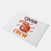 Paillasson Costume Éffrayant Dinosaure Halloween à l'équipage (Incliné)