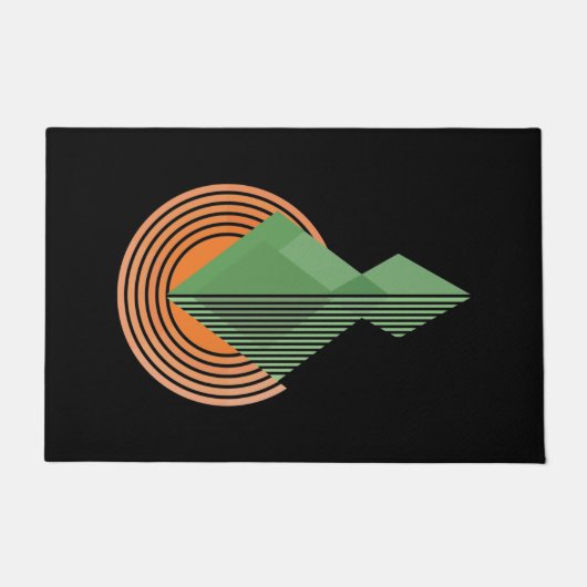 Paillasson Coucher de soleil dans la vallée (Devant)