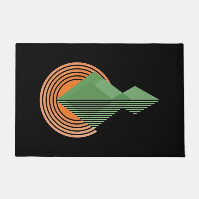 Paillasson Coucher de soleil dans la vallée (Devant)