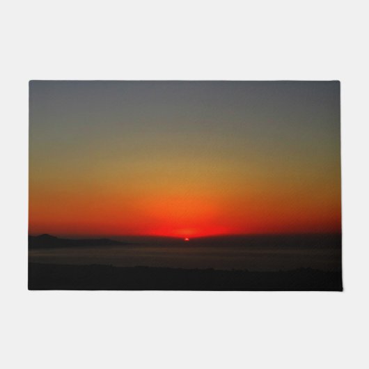 Paillasson Coucher de soleil dans l'eau (Devant)