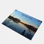 Paillasson Coucher de soleil "Presque parti" par Shirley Tayl (Incliné)