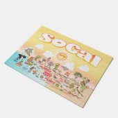 Paillasson Coucher de soleil SoCal (Incliné)