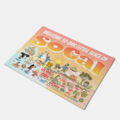 Paillasson Coucher de soleil SoCal (Incliné)