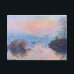 Paillasson Coucher de soleil sur la Seine Claude Monet<br><div class="desc">Coucher de soleil sur la Seine. Claude Monet. 1874. Reproduction d'oeuvres d'art célèbres dans le domaine public.</div>