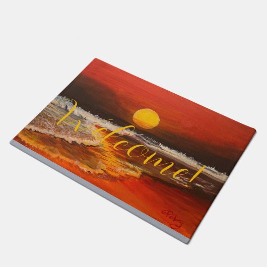 Paillasson Coucher de soleil sur le Pacifique, par Gary Polin (Incliné)