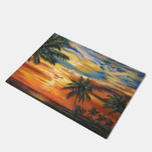 Paillasson Coucher de soleil tropical étonnant (Incliné)