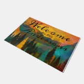 Paillasson Coucher du soleil de montagne (Incliné)