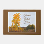 Paillasson Couleur d'automne Cottonwood Tree Impressionniste (Devant)