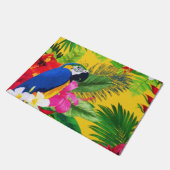 Paillasson Couleur d'été Tropical Toucan Feuille (Incliné)