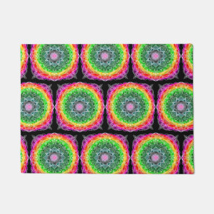 Paillasson Couleur éclater Rainbow Prism Mandala