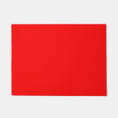 Paillasson couleur rouge (Devant)