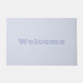 Paillasson Couleur solide blanc pâle pâle pâle gris périphéri (Devant)