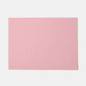 Paillasson Couleur solide rose en fleur (Devant)