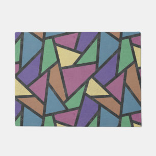 Paillasson Couleurs arc-en-ciel en mosaïque motif