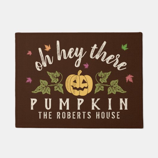 Paillasson Couleurs rustiques faites sur commande d'automne (Devant)