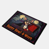 Paillasson Count Chihuahua Happy Howl-O-Ween (Incliné)
