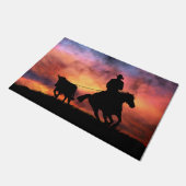 Paillasson Country Western Cowboy Roping (Incliné)