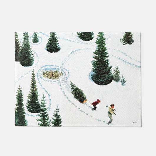 Paillasson Couper l'arbre (Devant)