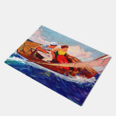 Paillasson Couple Sailing par R.J. Cavaliere (Incliné)