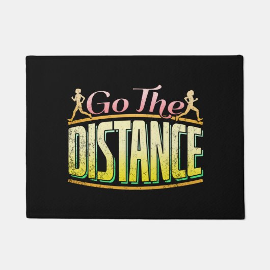 Paillasson Course longue distance pour femmes - Marathon Runn (Devant)