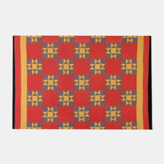 Paillasson courtepointe Ohio Star (Devant)