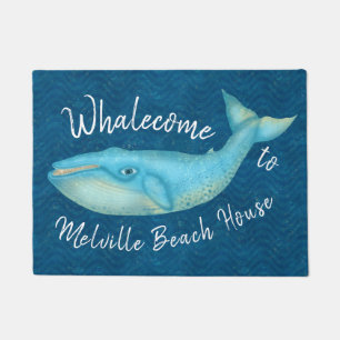 Paillasson Coutume nautique de Whalecome de baleine bleue