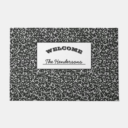 Paillasson Couverture du livre de composition Accueil (Devant)