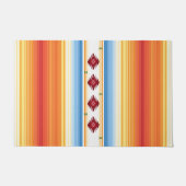 Paillasson Couverture traditionnelle de Serape de Mexicain (Devant)