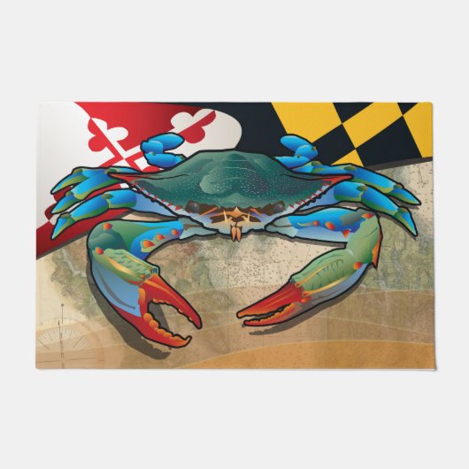 Paillasson Crabe bleu du Maryland (Devant)