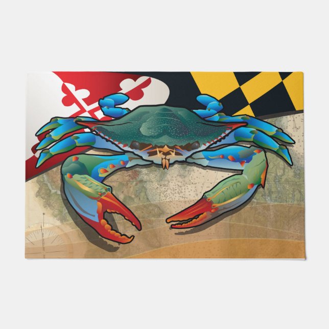 Paillasson Crabe bleu du Maryland (Devant)