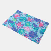 Paillasson Crabe des coquillages de Preppy Beach (Incliné)