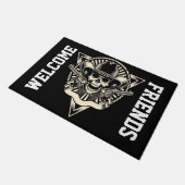 Paillasson Crâne et armes à feu (Incliné)