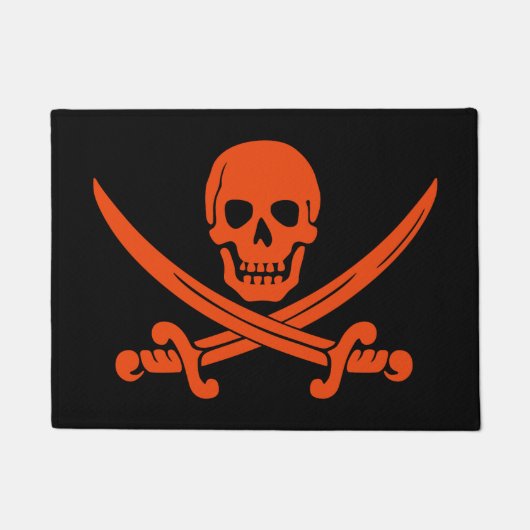 Paillasson Crâne et os croisés (Devant)