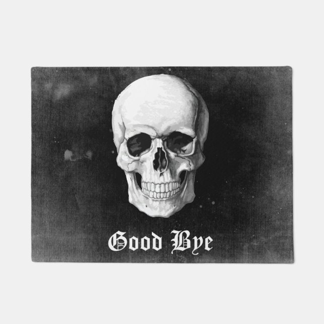 Paillasson Crâne grunge (Devant)