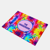 Paillasson CRAVATE-DYE DE CONCEPTION MODERNE customisée (Incliné)