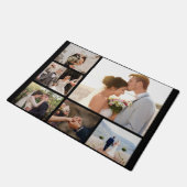 Paillasson Créez votre propre collection photo 6 noir (Incliné)
