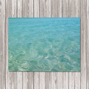 Paillasson Cristal - l'eau bleue claire de plage