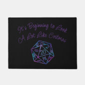 Paillasson Critère RPG | Joueur de rôle Nebula Tabletop PnP (Devant)
