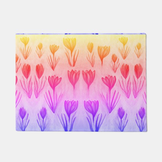 Paillasson Crocus Motif Door (Devant)