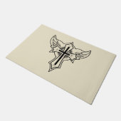 Paillasson Croix chrétienne (Incliné)