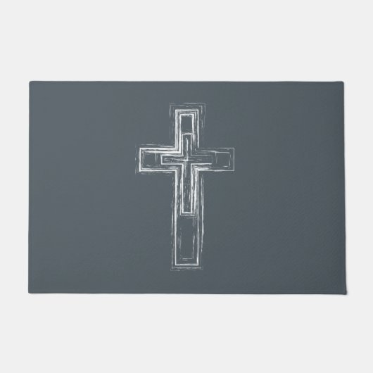 Paillasson Croix chrétienne (Devant)